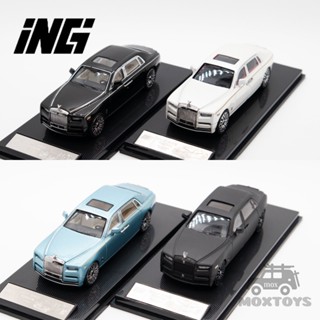 Ing โมเดลรถยนต์ 1:64 Rolls-Royce Phantom Longaxis Diecast