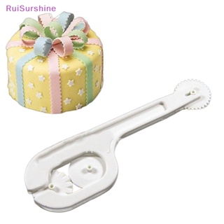 Ruisurshine ใหม่ อุปกรณ์ตัดตกแต่งเค้ก ฟองดองท์ น้ําตาล DIY 1 ชุด