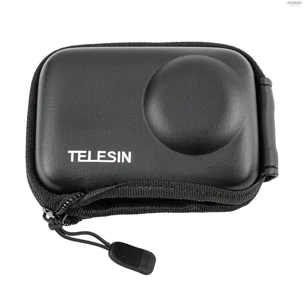 Telesin กระเป๋าเคสใส่กล้องดิจิทัล กึ่งเปิด แบบพกพา สําหรับกล้องดิจิทัล DJI Osmo Action3