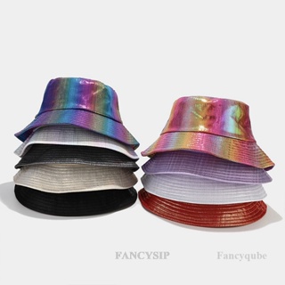 Fancysip ใหม่ หมวกบักเก็ตลําลอง กันแดด กันน้ํา สีดํา สไตล์ฮิปฮอป แฟชั่นสําหรับตกปลา ทุกเพศ