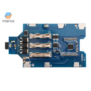 Pcbfun บอร์ดป้องกันแบตเตอรี่ลิเธียมไอออน 5s 18v 21v Bms Balance สําหรับเครื่องมือไฟฟ้า