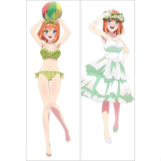 ปลอกหมอน ลายอนิเมะ The Quintessential Quintuplets Nakano Yotsuba Dakimakura ขนาด 50x150 ซม. เหมาะกับของขวัญ สําหรับตกแต่งเตียง