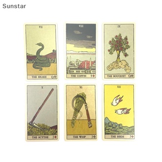 Sunstar ไพ่ทาโรต์ ลาย Lenormand Oracle สําหรับงานปาร์ตี้ 1 กล่อง