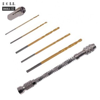 ⭐READY STOCK ⭐Hand Drill Drill Bit 6pcs Drilling Hand Tool Metal Punching Silver Gold