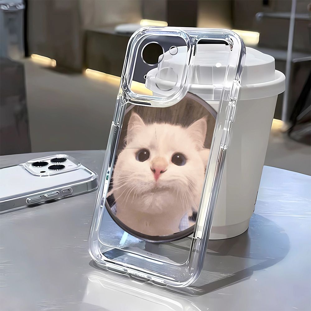 Crooked Cat Apple 13 เคสโทรศัพท์ iPhone14Promax รวมทุกอย่าง 11 ใหม่ 12 การ์ตูน 7 นุ่ม 8p Q8H1