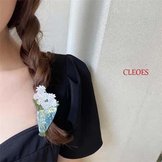 CLEOES กิ๊บติดผม รูปสับปะรด มะนาว สับปะรด เครื่องประดับผม หรูหรา