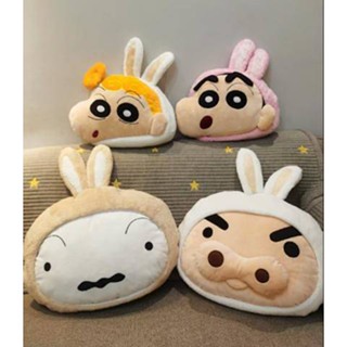 Xiaohongshu Same Style Rabbit Ears Crayon Small New Pillow Cushion Cute Sofa Pillow Chair Cushion Car Lumbar Pillow Lumbar Support Pillow 94Ff