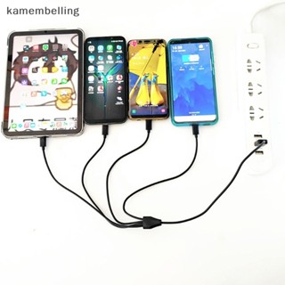 Kamembelling 4 in 1 สายชาร์จ USB C ยาว 50 ซม. หลายพอร์ต Type C สําหรับโทรศัพท์มือถือ EN