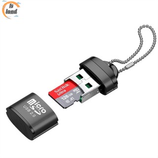 【IS】อะแดปเตอร์การ์ดรีดเดอร์ Usb Micro Sd/tf Usb 2.0 Hi-speed Mini Usb สําหรับแล็ปท็อป