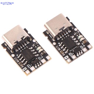 Utzn&gt; ใหม่ โมดูลบอร์ดลิเธียมชาร์จ USB Type-C โพลิเมอร์มากกว่า 5V 4.2V 18650