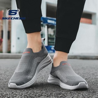 (ไซซ์ 40-45)skechers_ พร้อมส่ง รองเท้าผ้าใบลําลอง ผ้าตาข่าย ระบายอากาศ น้ําหนักเบา ขนาดใหญ่ สําหรับผู้ชาย