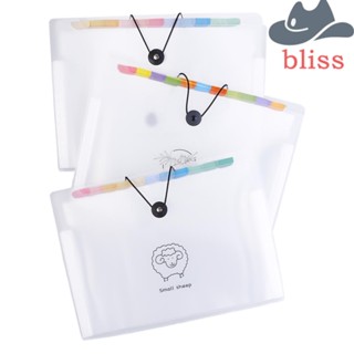 BLISS กระเป๋าเก็บเครื่องเขียน ใบเสร็จรับเงิน และบัตร แบบหลายชั้น กันน้ํา สําหรับโรงเรียน และสํานักงาน