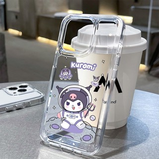 เคสโทรศัพท์มือถืออะคริลิค TPU แบบใส ลาย kuromi สําหรับ Samsung Galaxy S22 S23 Ultra S22+ S23+ Plus