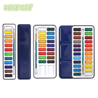 Nkodok ชุดสีน้ํา 12 สี 18 สี 24 สี สําหรับวาดภาพระบายสี