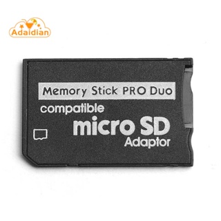 อะแดปเตอร์การ์ดหน่วยความจํา Micro-SD Micro-SDHC TF Card to Memory Stick MS Pro Duo Card สําหรับ Sony PSP