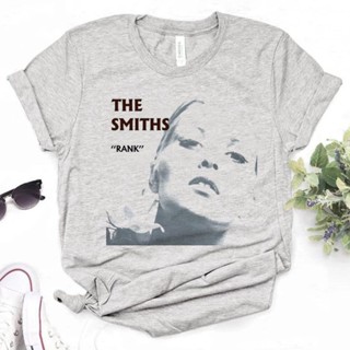 เสื้อยืด พิมพ์ลายอนิเมะ the Smiths สไตล์ฮาราจูกุ สําหรับผู้หญิง y2k 2000s