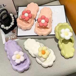 ToyNo.1🧸 พร้อมส่ง🧸 "LT-FLOWER" รองเท้าแตะแบบสวม รูปและทรงดอกไม้ ใส่สบาย