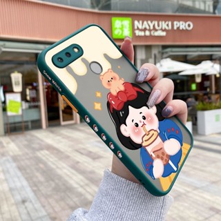 สําหรับ Xiaomi Mi A2 Lite Redmi 6 6A 6 Pro เคส การ์ตูน ชานม เด็กผู้หญิง รูปแบบ ด้านบาง ขอบสี่เหลี่ยม ดีไซน์ใหม่ กันกระแทก ฝ้า ใส เคสโทรศัพท์แข็ง