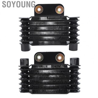 Soyoung Oil Cooler  Durable Motorcycle Engine Aluminum High Strength Nondeformable Exquisite for Motorcycles