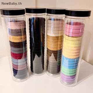 Newbaby ยางรัดผม แบบยืดหยุ่นสูง พิมพ์ลายการ์ตูนน่ารัก สีแคนดี้ สําหรับผู้หญิง 20 ชิ้น ต่อล็อต