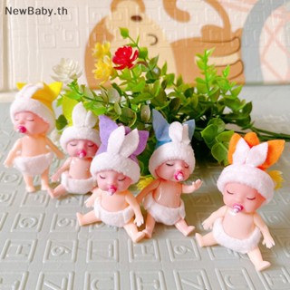 Newbaby ตุ๊กตากระต่ายเอลฟ์จําลอง ขาขยับได้ 1 ชิ้น สําหรับบ้านตุ๊กตา