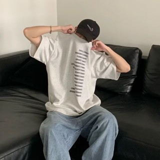 Leosoxs  เสื้อยืดผู้ชาย เสื้อยืดชาย oversize คอกลม แขนสั้น แฟชั่นยอดนิยม Korean 2023NEW JUL1825 สไตล์เกาหลี สบาย คุณภาพสูง Unique C98A5SR 36Z230909