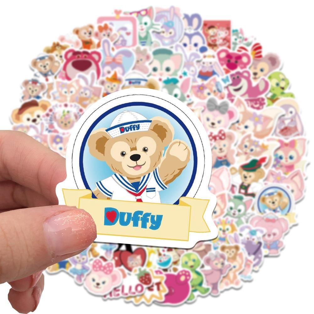 100PCS น่ารัก DIY LinaBell Sticekrs สําหรับกระเป๋าเดินทางเคสโทรศัพท์แล็ปท็อปโน้ตบุ๊ค Decals เด็กของขวัญ