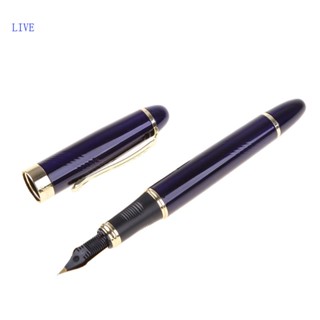 Live ปากกาหมึกซึม Jinhao X450 ขนาดกลาง สีทอง คุณภาพดี