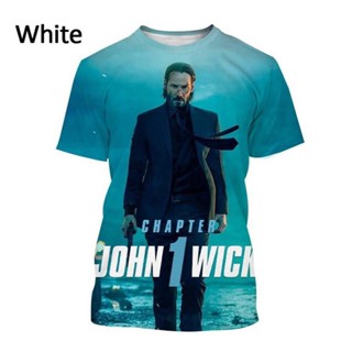 ขายดี เสื้อยืดลําลอง แขนสั้น คอกลม พิมพ์ลาย John Wick 3D แฟชั่นสําหรับผู้ชาย และผู้หญิง 2023