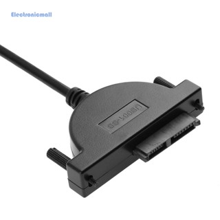 [ElectronicMall01.th] สายเคเบิลอะแดปเตอร์ USB 2.0 เป็น Mini SATA 7+6 13Pin สําหรับแล็ปท็อป CD DVD ROM Drive