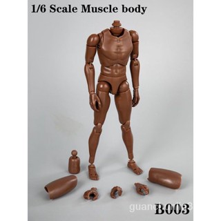 ตุ๊กตาทหาร 1/6 ไหล่แคบ BODY BODY Black Man B003 ขยับข้อต่อได้