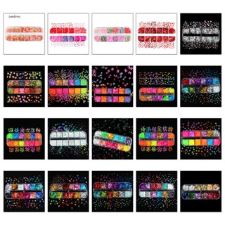 ✿ ผงสีนีออนอีพ็อกซี่ 3D สําหรับตกแต่งเล็บ