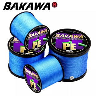 Bakawa สายเอ็นตกปลา PE แบบถัก แข็งแรงมาก 300 ม. 1000 ม. 4 8 เส้น 8 ชิ้น สําหรับน้ําเค็มทะเล 20LB-85LB