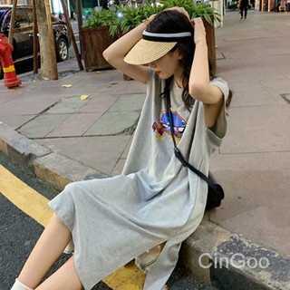 🚚CinGoo🚚2023 ใหม่เกาหลีรุ่นผู้หญิงเสื้อกั๊กเสื้อแม็กซี่ผู้หญิง Y2K นักเรียนด้านบนผู้หญิงเสื้อกั๊กฤดูร้อน SB8202