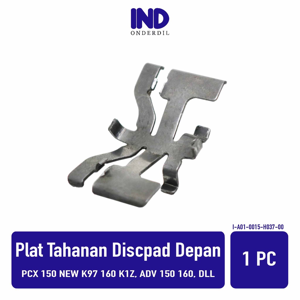 ด้านหน้า Discpad Retainer PCX 150 ใหม่ K97 160 K1Z & ADV 150 160 & PCX 150 K97 160 K1Z เบรค Pad แผ่น