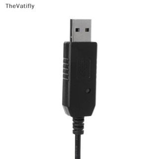 [TheVatifly] สายชาร์จ USB พร้อมไฟแสดงสถานะ สําหรับวิทยุสื่อสาร UV-5R Extend BF-UVB3 Plus [Preferred]