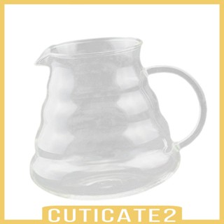 [Cuticate2] กาน้ําชากาแฟดริป แบบแก้วใส รูปเมฆ ใช้ซ้ําได้ สําหรับตั้งแคมป์ คาเฟ่