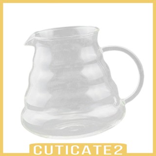 [Cuticate2] กาน้ําชากาแฟดริป แบบแก้วใส รูปเมฆ ใช้ซ้ําได้ สําหรับตั้งแคมป์ คาเฟ่