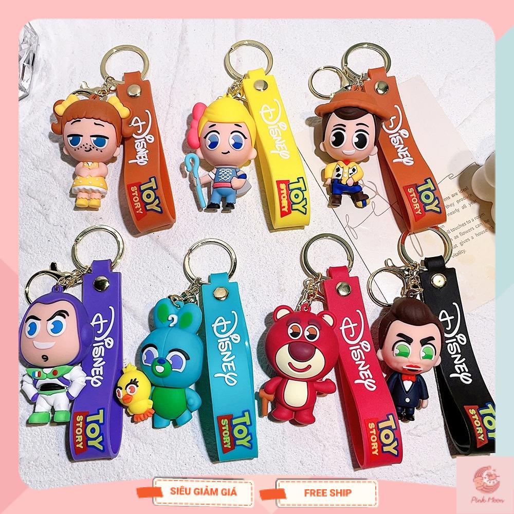 พวงกุญแจตัวการ์ตูน Toy Story พวงกุญแจ Toy Story น่ารัก ดีไซน์แตกต่างกัน