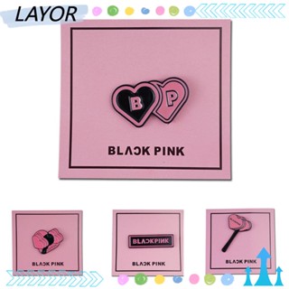 Lay BLACKPINK เข็มกลัดคอนเสิร์ต สด น่ารัก ส่วนตัว ตกแต่งปกเสื้อ หมุด