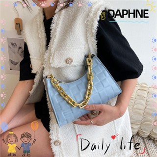 Daphne กระเป๋าสะพายไหล่ กระเป๋าถือ สะพายข้าง หนัง PU สําหรับสตรี