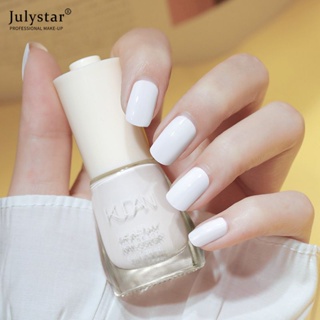 JULYSTAR Kudan เจลทาเล็บ 8 มล. แห้งเร็วฟรีอบปกติไม่มีหลอดไฟทาเล็บฐานน้ำมันวานิชแต่งเล็บติดทนนาน DIY เล็บ 30 สี