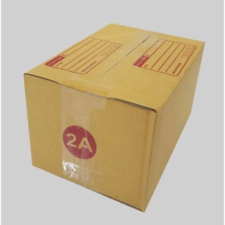 กล่องไปรษณีย์ เบอร์ 2A ขนาด 14×20×17 ซม. กล่องพัสดุฝาชน แพ็ค 10 ใบ หนา 3 ชั้น มีจ่าหน้า ราคาส่ง พร้อมส่ง Boxworld