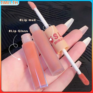 Uslike Double-headed Lip Glaze ลิปโคลนเนื้อแมท ลิปกลอส Water Light Lip Toot Mouth Lipstick | เวลา1