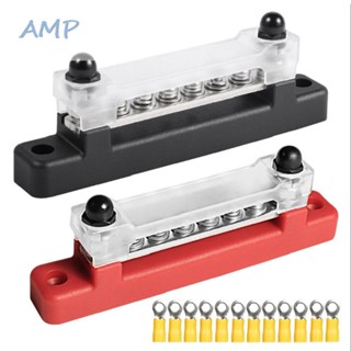 ⚡READYSTOCK⚡Terminal Bus Bar Kit Nylon PC Stainless Steel 1Pieces 6 Terminal Block