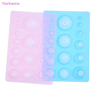 Thevantin แม่พิมพ์กระดาษควิลลิ่ง แบบครึ่งลูก สุ่มสี สําหรับตกแต่งสมุดภาพ งานฝีมือ DIY