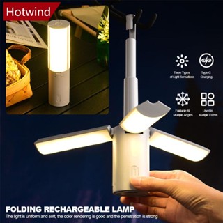 Hotwind โคมไฟแขวนเต็นท์ แบบพับได้ อเนกประสงค์ พร้อมไฟกู้ภัย สําหรับตั้งแคมป์กลางแจ้ง B5H2