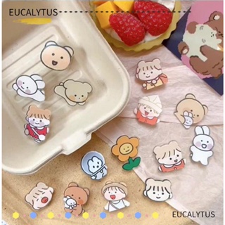 Eutus เข็มกลัดอะคริลิค ลายการ์ตูนน่ารัก เครื่องประดับ 1 ชิ้น