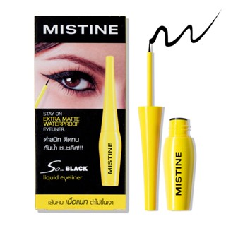 มิสทิน โซ แบล็ค แมท ลิควิด อายไลเนอร์ Mistine So Black Liquid Eyeliner 4.5g