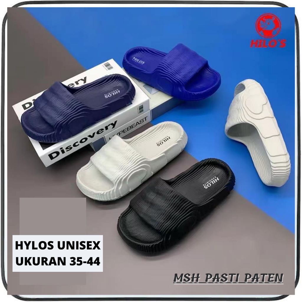 Hylos Men& 39;s รองเท้าแตะสไลด์ยางกันน้ํา Size 35-44